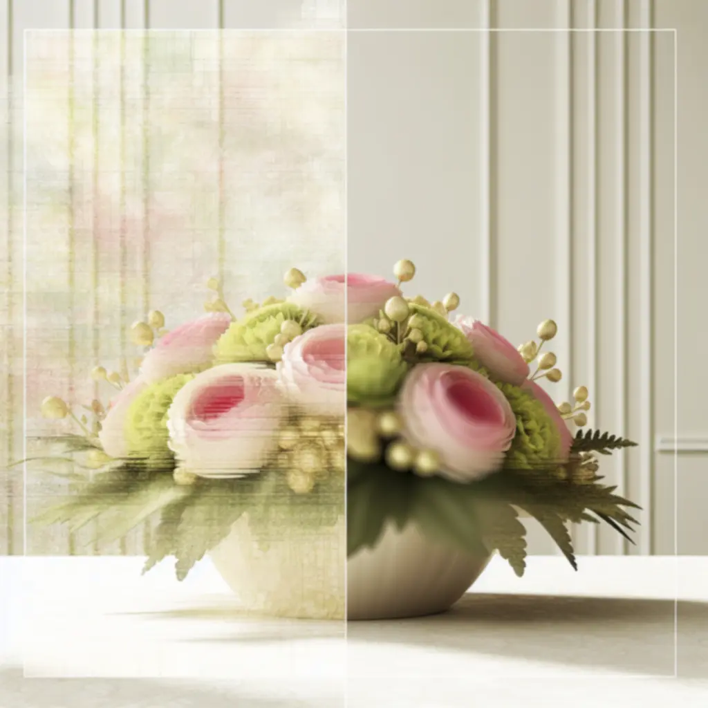 Podgląd pastelowego bukietu kwiatów w tonacjach różu i zieleni