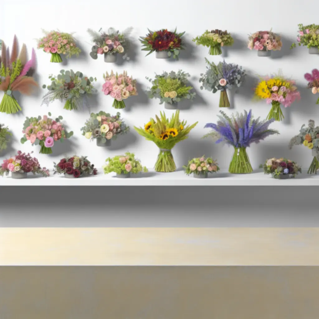 Wyeksponowane pastelowe bukiety kwiatów BukietFlora