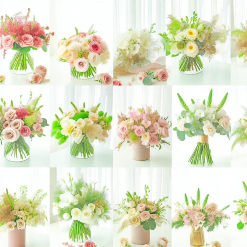 Pastelowa kolekcja eleganckich bukietów kwiatowych BukietFlora