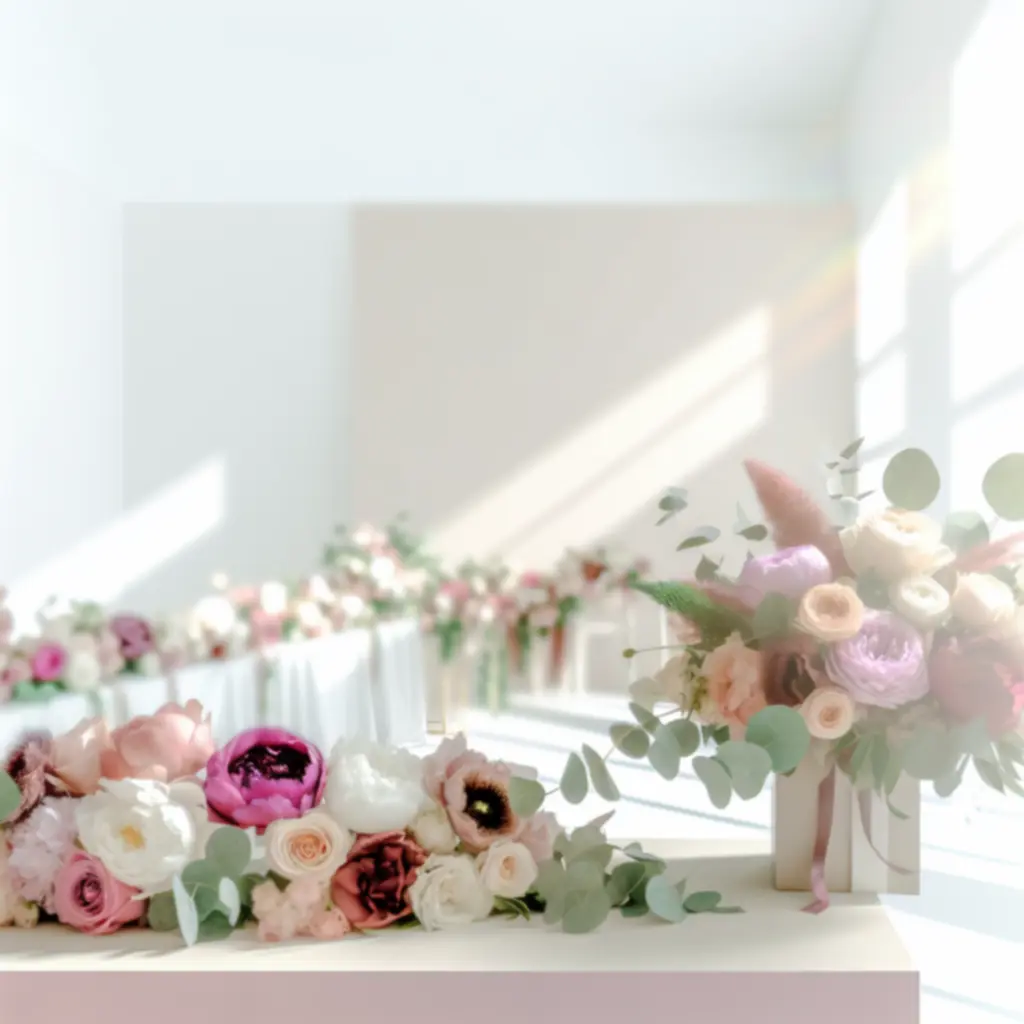 Pastelowa kompozycja kwiatowa w stylu BukietFlora