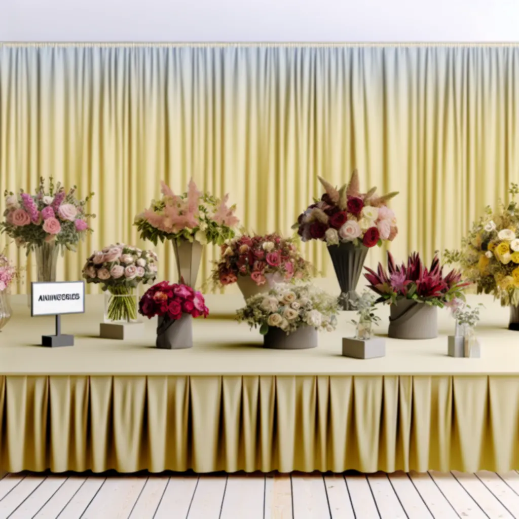 Różne bukiety ułożone według okazji, prezentujące paletę pastelowych barw