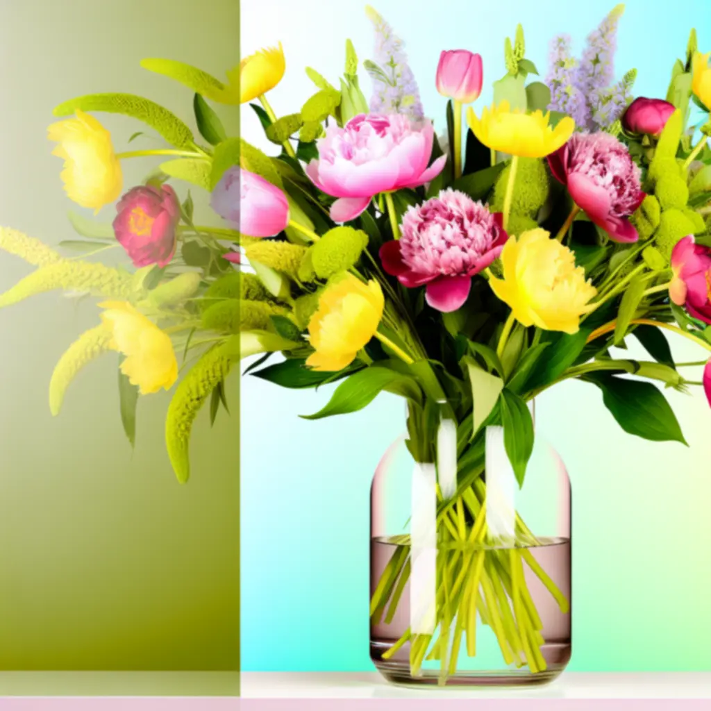 Sezonowy bukiet świeżych kwiatów od lokalnych dostawców